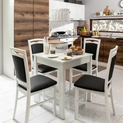 Skånska Möbelhuset Bryk Matbord 69 X 69 Cm - Vit -Stolar affär d89c494b5d2228006babc1e44635d431e1