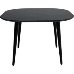 Skånska Möbelhuset Sindre Matbord 120-200 Cm - Svart -Stolar affär d8beed92729c26905c1c0e9dfe479dabdc