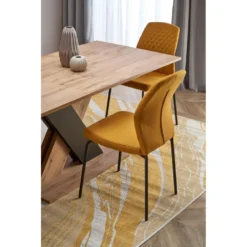 Skånska Möbelhuset River Matbord 130-175 Cm - Wotan Ek/svart -Stolar affär d90f79d090686cbe162290b5dd28a90d3a