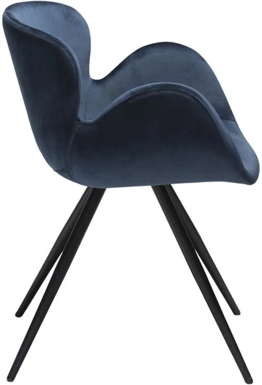 Skånska Möbelhuset Gaia Karmstol - Midnatt Blå 5 Skånska Möbelhuset Gaia Karmstol - Midnatt Blå - Bild 3
