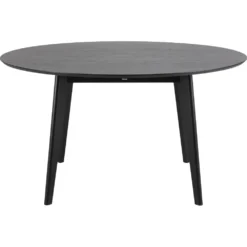 Skånska Möbelhuset Roxby Matbord Ø140 Cm - Svart -Stolar affär db4103b5060558c548fa149d940a7a5095