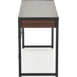 Skånska Möbelhuset Manomeza Skrivbord 123x48 Cm - Valnöt/svart -Stolar affär de8026b7ea66f196621e7b4670fab8c5da