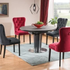 Skånska Möbelhuset August Matstol - Svart Sammet -Stolar affär de84a9b74fce5fe8b32dcc9c5e2b937f3f