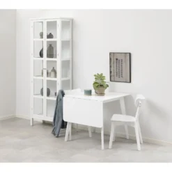 Skånska Möbelhuset Roxby Matbord 80-120 Cm - Vit -Stolar affär de968e61133215ffe09ea7b49b140d658f