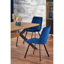 Skånska Möbelhuset Bermuda Matbord 160-220 Cm - Ek/svart -Stolar affär df3be2fb440a9090f5d386b93aa913488a