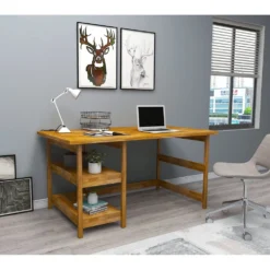 Skånska Möbelhuset City Skrivbord 120x55 Cm - Ek -Stolar affär e058e9227e3fe89ce51e5bb1f39a61254d