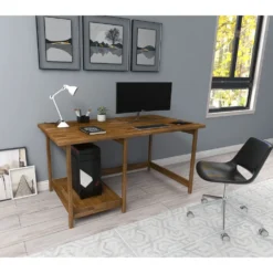 Skånska Möbelhuset Lina Skrivbord 120x55 Cm - Valnöt -Stolar affär e111cac92c5932ddff4f04dca111edb24e