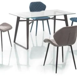 Skånska Möbelhuset Matbord Jayda 140 Cm - Glas/svart