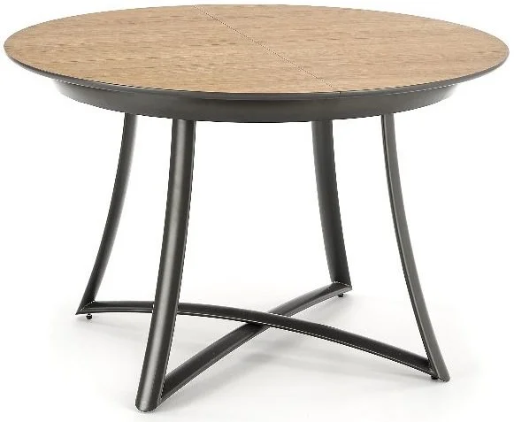 Skånska Möbelhuset Colton Runt Matbord 118 Till 148 Cm - Ek/svart 3 Skånska Möbelhuset Colton Runt Matbord 118 Till 148 Cm - Ek/svart