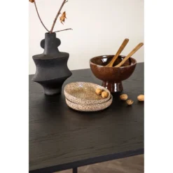 Skånska Möbelhuset Alby Matbord 220 X 100 Cm - Svart -Stolar affär e3fe106228104287f4f57ebc471a6c98a2