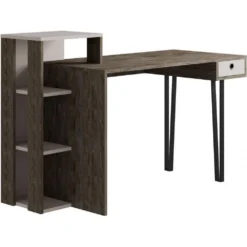 Skånska Möbelhuset Loyd Skrivbord 141x92 Cm - Brun/ljus Mocka -Stolar affär e49e14cba6b07885d3d578727eab99e68e