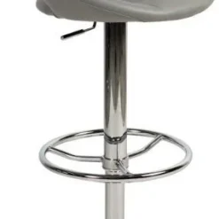 Skånska Möbelhuset Raelyn Barstol - Grå (PU)/krom