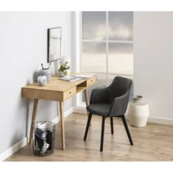 Skånska Möbelhuset Bella Karmstol - Antracit -Stolar affär e55342d38d9bf2c1e9003491e17afd4803