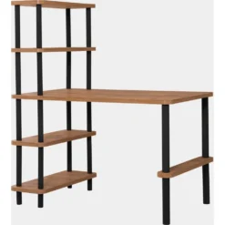 Skånska Möbelhuset Nano Skrivbord 120x70 Cm - Svart/furu -Stolar affär e63c16c4d4787965c64e773d726c9b5f6c