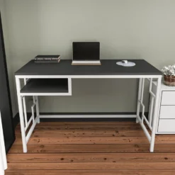 Skånska Möbelhuset Kennesaw Skrivbord 120 X 60 Cm - Vit/antracit -Stolar affär e6d123837edf09737f2ef821c301298685