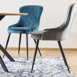 Skånska Möbelhuset Lotus Matstol - Grå Sammet -Stolar affär e6d71bfee1cd00d89a40ddae8918e67ffa