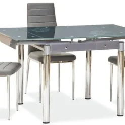 Skånska Möbelhuset Dayana 80-131 Cm Matbord - Grå/krom