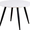 Skånska Möbelhuset Paradis Barnbord Ø60 Cm - Vit/svart -Stolar affär e7e81e647dfef59ed76984a3142ec3d0e4