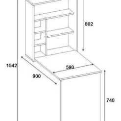 Skånska Möbelhuset Sedir Hörnskrivbord 59x90 Cm - Ek -Stolar affär e8682b88be0637aa6b73b5959961aae65d