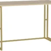 Skånska Möbelhuset Kane Skrivbord 120 X 60 Cm - Guld/ek -Stolar affär e880a6334c928d7599956778924e81d7a7