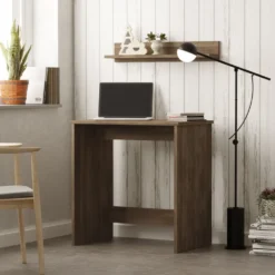 Skånska Möbelhuset Leona Skrivbord 72x44,5 Cm - Mörk Valnöt -Stolar affär e88af6b711fa4ee27aa64f321ca6cce7d5