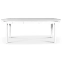 Skånska Möbelhuset Gåsö Ovalt Matbord Förlängningsbart 160-210 Cm - Vit -Stolar affär ea3e30fafce948e4d1574c451d2a248749