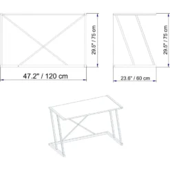 Skånska Möbelhuset Adelaide Skrivbord 114 X 60 Cm - Guld/vit -Stolar affär ec50aab0e9b05350d6c9819c77bbffbc6b