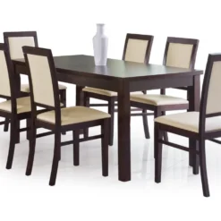 Skånska Möbelhuset Gille Matstol - Mörk Valnöt/gräddvit -Stolar affär ed583dca6de5acd83a744b64cc5f61fee8