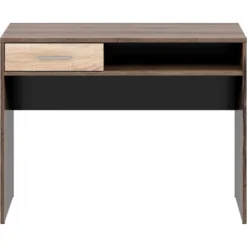 Skånska Möbelhuset Nepo Plus Skrivbord 100 X 59 Cm - Mörk Ek/ljus Ek -Stolar affär edf53b5e5b8caa8fcb458d20f44b9854b1