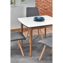 Skånska Möbelhuset Shinra Matbord 90-190 Cm - Vit -Stolar affär ee2dbb639d551df6821ef8695fc75d8c41