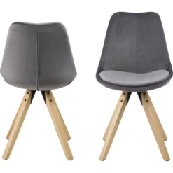 Skånska Möbelhuset Dima Matstol - Mörkgrå/gummiträ -Stolar affär ef06fd966a5a1dbfae525ab7caf1b05021