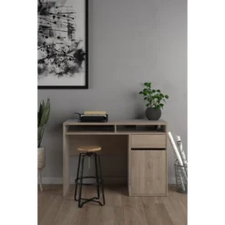 Skånska Möbelhuset Function Plus Skrivbord 110,2 X 48,2 X 77,4 Cm - Hickory -Stolar affär ef3a659a25a891d5ab90da0b1e136d54c0