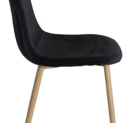 Skånska Möbelhuset Bridge Matstol - Ekimitation/svart Sammet -Stolar affär f0a0cb5013e3c71318aef39f648b6ff0c5