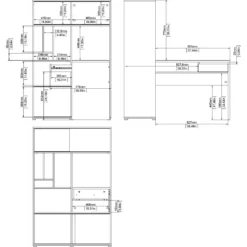 Skånska Möbelhuset Function Plus Skrivbord 135,2 X 100,2 X 153 Cm - Vit/ek -Stolar affär f12795abd32d18ebf36172ecf7115e59e5