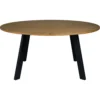 Skånska Möbelhuset Freddy Matbord Runt 155 Cm - Oljad Ekfanér/svart Metall -Stolar affär f1364118e7752fbc2e09814dd316bef938