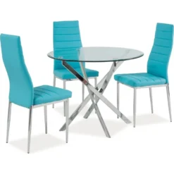 Skånska Möbelhuset Charlotte Runt Matbord Ø90 Cm - Krom/Glas 9 Skånska Möbelhuset Charlotte Runt Matbord Ø90 Cm - Krom/Glas -Stolar affär f1ff38adca1a9bee79b3482f7688a01b8a