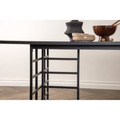 Skånska Möbelhuset Alby Matbord 220 X 100 Cm - Svart -Stolar affär f444c8e1d428351d2a247081ee45f5fedf