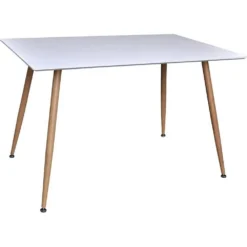 Skånska Möbelhuset Bridge Matbord 120 Cm - Vit/ek