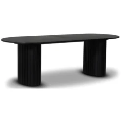 Skånska Möbelhuset PiPi Ovalt Matbord 240 Cm - Svartbets -Stolar affär f66ba57c8855cd2d62e299c292f8f5d36e