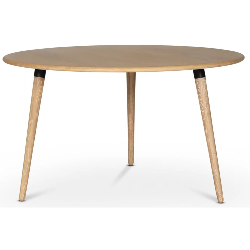 Skånska Möbelhuset Omni Runt Matbord Ø130 Cm - Whitewash 3 Skånska Möbelhuset Omni Runt Matbord Ø130 Cm - Whitewash