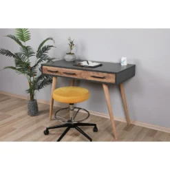 Skånska Möbelhuset Milano Skrivbord 105x55 Cm - Antracit/furu -Stolar affär f69cc0f356e6f63808586a45f0ea92d9d0