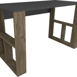 Skånska Möbelhuset Carmen Skrivbord 120x60 Cm - Antracit/valnöt