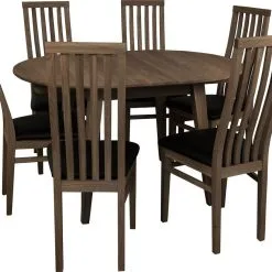 Skånska Möbelhuset Genova Runt Matbord 90-130 Cm - Brunoljad Ek -Stolar affär f776fa71c0ea65e649414f12346e6f451e