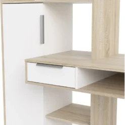 Skånska Möbelhuset Function Plus Skrivbord 162,8 X 60,4 X 155,4 Cm - Ek/vit -Stolar affär f7d6876a25ffb329814ac0430f1fd02388