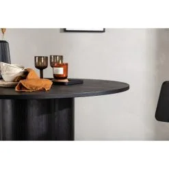 Skånska Möbelhuset Olivia Matbord Ø110 Cm - Svart -Stolar affär f8614f863de5ede6d9e2f32361a90ac2f5