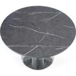 Skånska Möbelhuset Market Matbord 120-160 Cm - Grå Marmor/mörkgrå -Stolar affär f96935df26c3f94982939af2c8bba0db6b