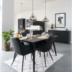 HOUSE NORDIC Harbo Matstol - Svart -Stolar affär f9a818fd1ff7f618fab19992545ad150f5