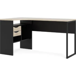 Skånska Möbelhuset Function Plus Skrivbord 145,1 X 81 X 76,8 Cm - Svart/ek -Stolar affär fb5a3bb388e9aae528aeaa10a4d30c4acc
