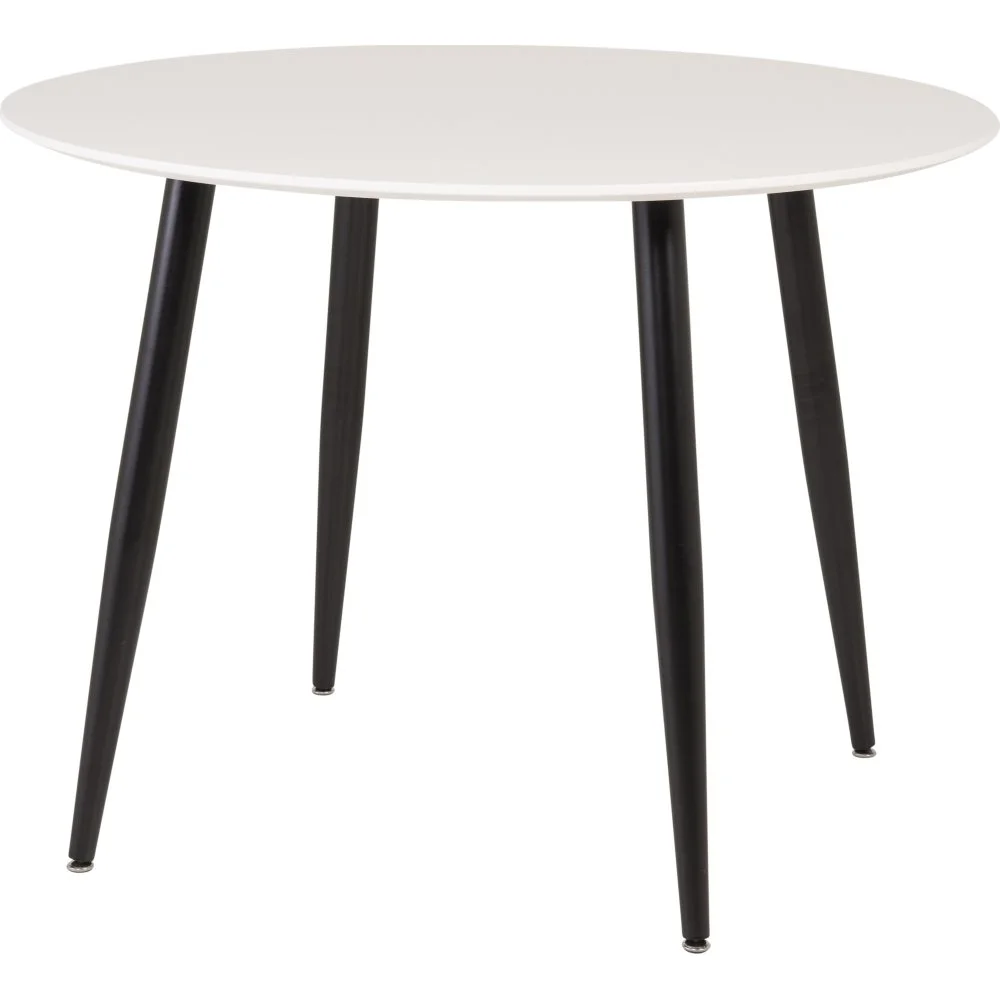 Skånska Möbelhuset Paradis Matbord Ø100 Cm - Vit 3 Skånska Möbelhuset Paradis Matbord Ø100 Cm - Vit