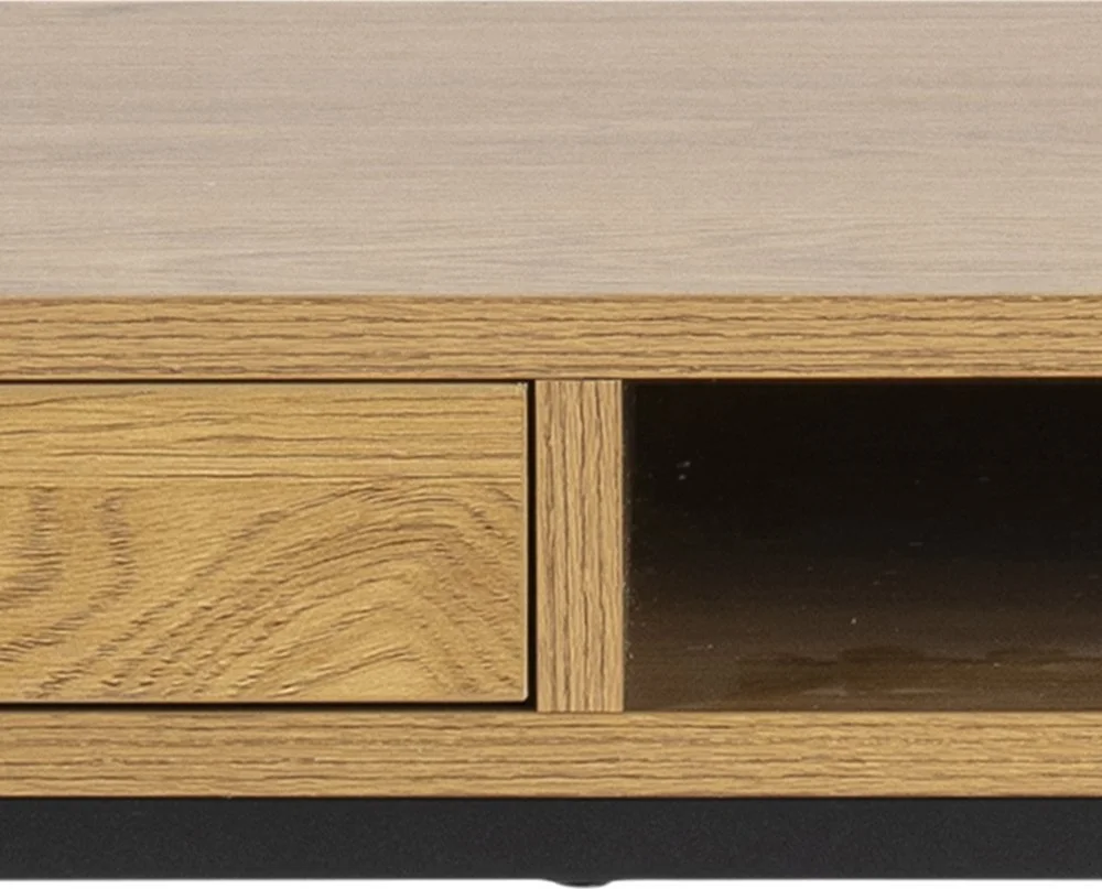 Skånska Möbelhuset Seaford Skrivbord 110 Cm - Ek/svart 10 Skånska Möbelhuset Seaford Skrivbord 110 Cm - Ek/svart - Bild 8